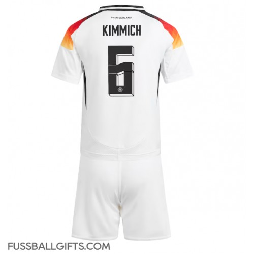 Deutschland Joshua Kimmich #6 Fußballbekleidung Heimtrikot Kinder EM 2024 Kurzarm (+ kurze hosen)